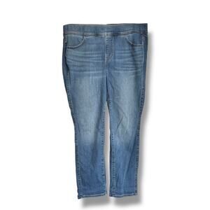 Torrid Womens Lean‎ Pull On Jeans Light Blue 1 1X Regular